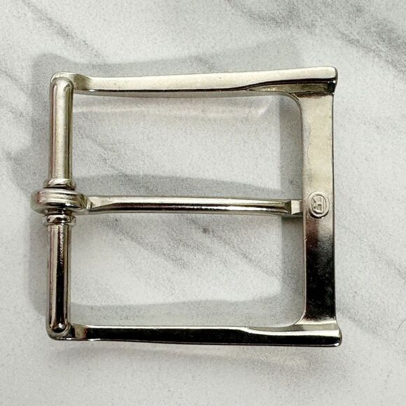 Vintage Silver Tone Simple Basic Belt Buckle - Picture 2 of 8